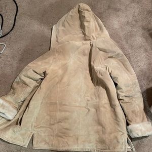 St.Johns Bay suede coat.